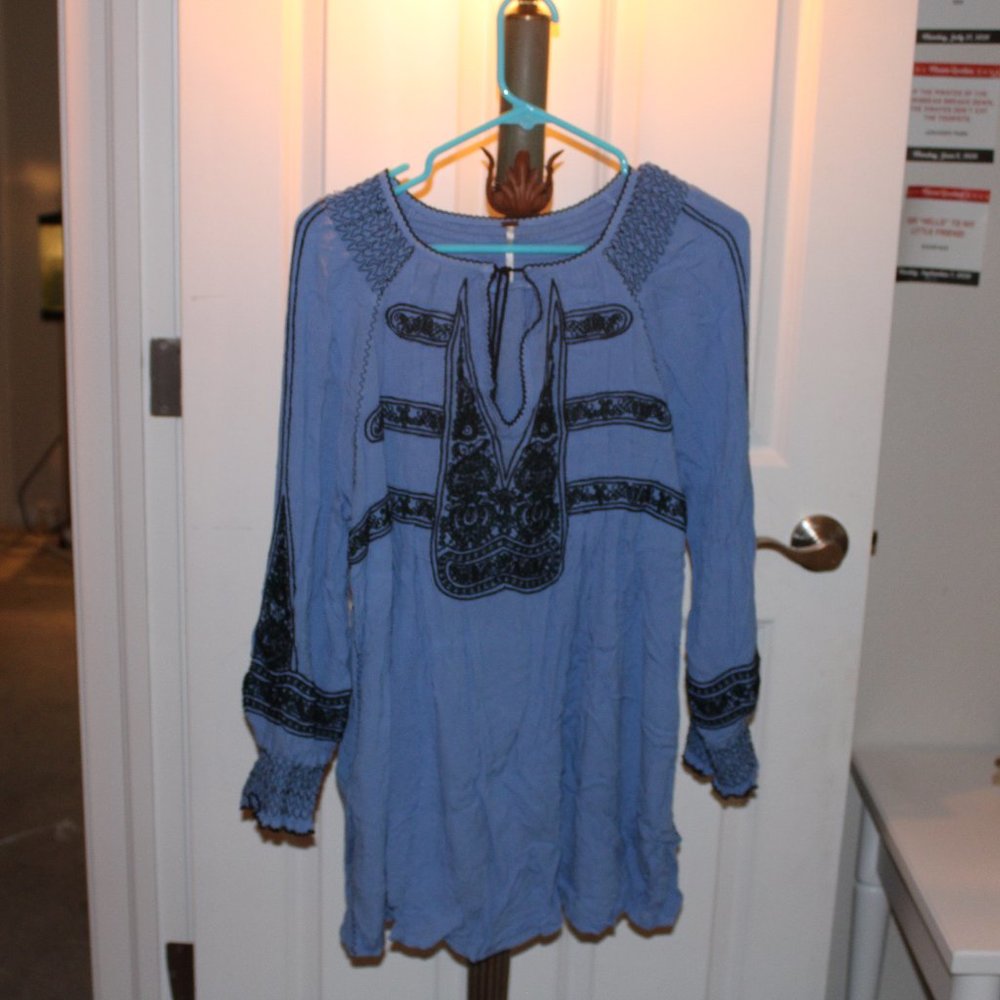 Blue, free people dress